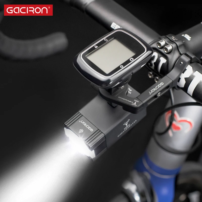 Gaciron 2 в 1 умный велосипедный светильник 500 800 люмен головной GoPro держатель