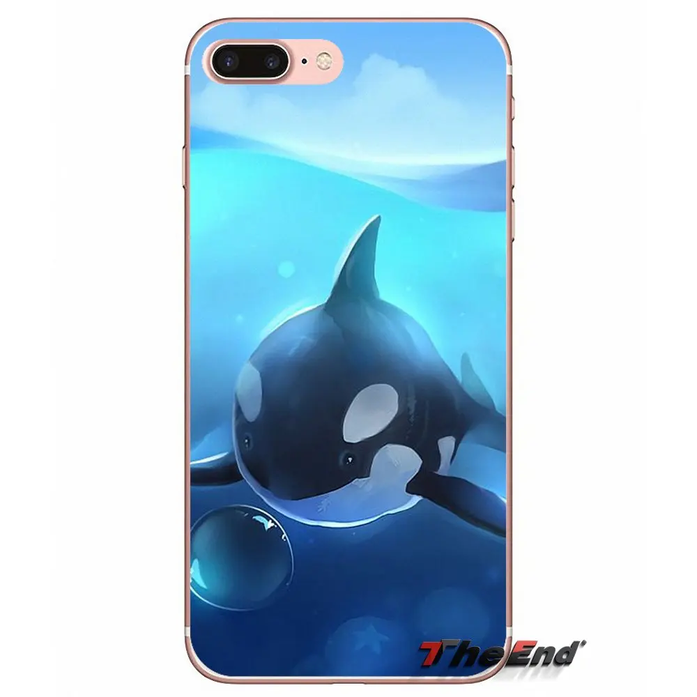 Дизайнерский чехол для Sony Xperia Z Z1 Z2 Z3 Z5 compact M2 M4 M5 E3 T3 XA Aqua LG G4 G5 G3 G2 Mini Capa Killer Whale Orca