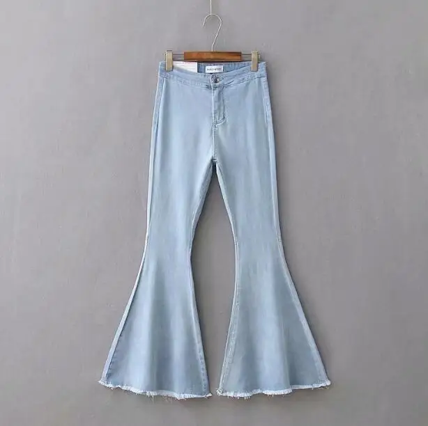 Летние брюки 2020 женские узкие джинсы весенние с завышенной талией широкие