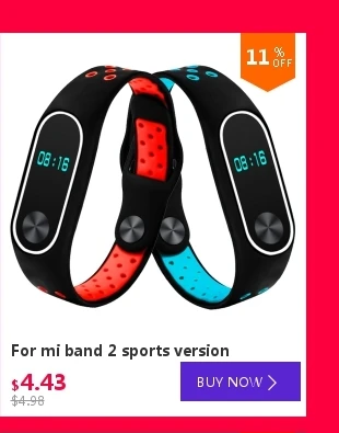 Xiaomi mi Band 2 Браслет ремешок mi band 2 цветной металлический ремешок сменный смарт-браслет аксессуары для mi Band 2