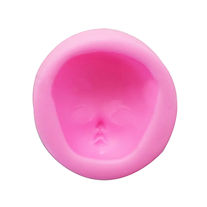 Модная симпатичная силиконовая форма детские формы для лица помадки шоколада