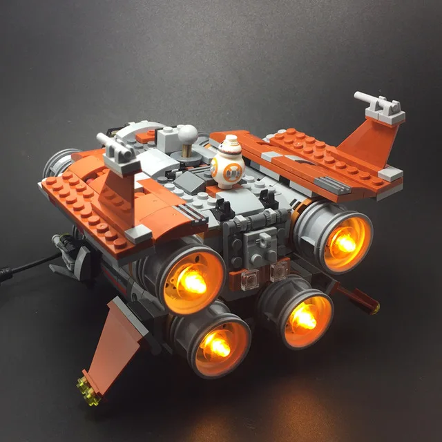 Светодиодный светильник комплект для 75178 и 05111 на джакку Quadjumper (блок дизайнер не