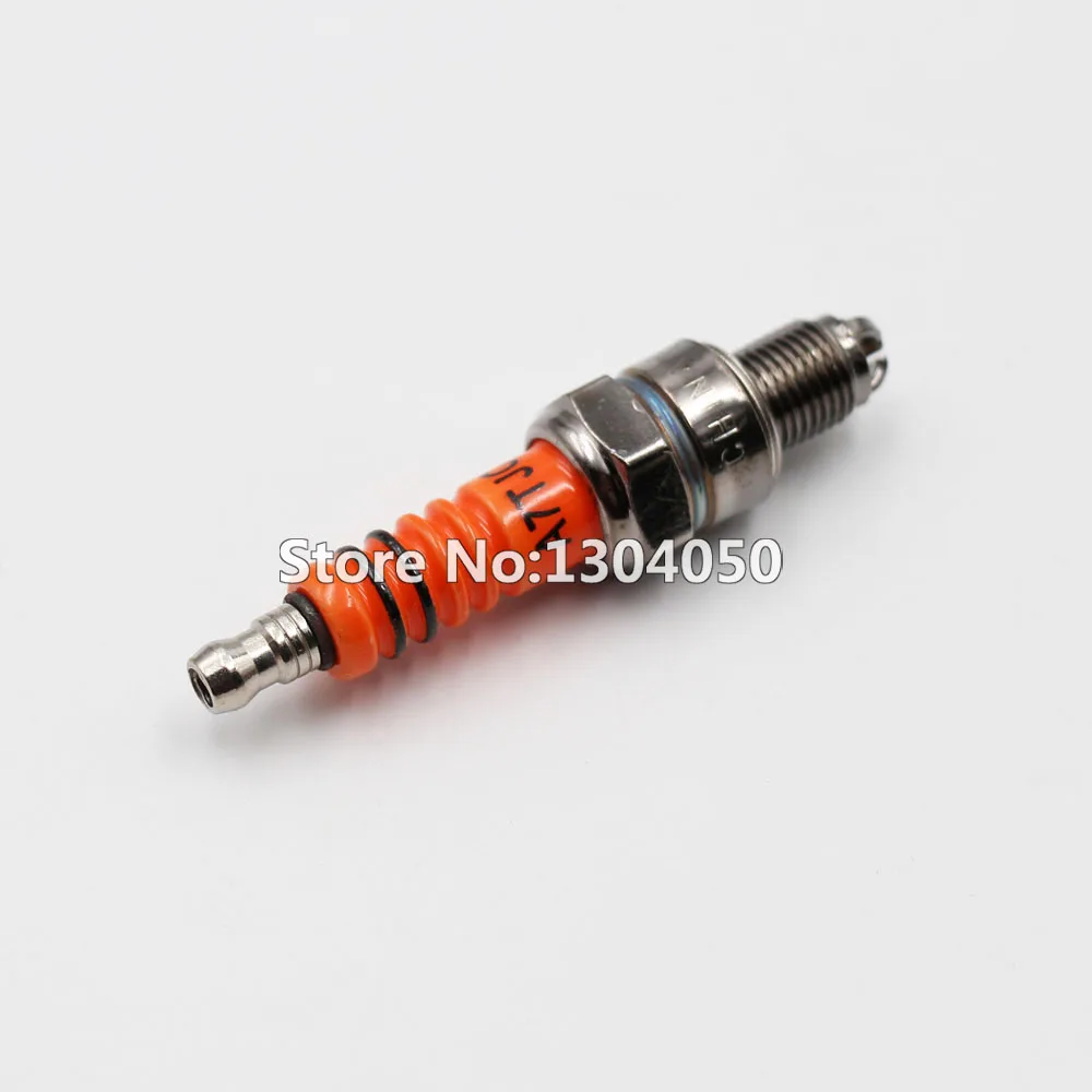 3 электроды свечи зажигания A7TC A7TJC для GY6 50 125cc Мопед Скутер ATV Quads C7HSA CR7HSA|spark plug