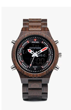BOBO BIRD V-A10 Uniqu Женские бамбуковые деревянные часы кварцевые уличные спортивные часы с ремешком из натуральной кожи Montre Femme
