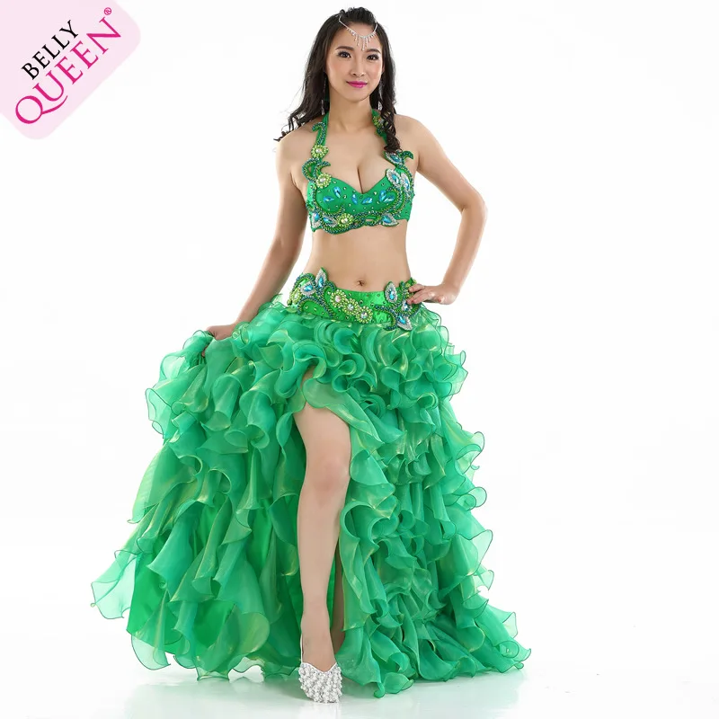 Высококачественная профессиональная одежда для танца живота женские костюмы