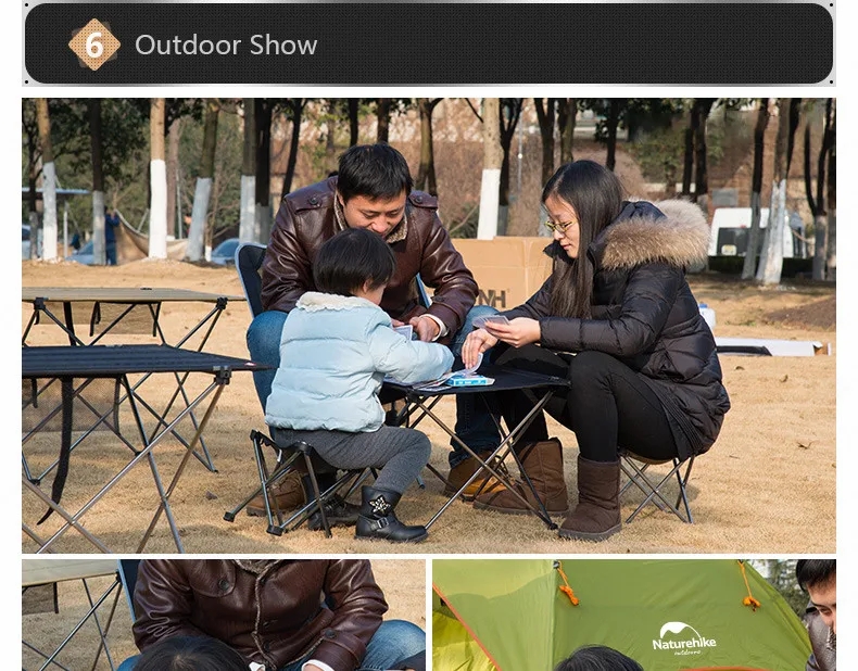 Naturehike открытый складной стол наружная дорожная Складная стол Сверхлегкий раскладной стол для пикника Открытый Отдых Рыбалка Пикник