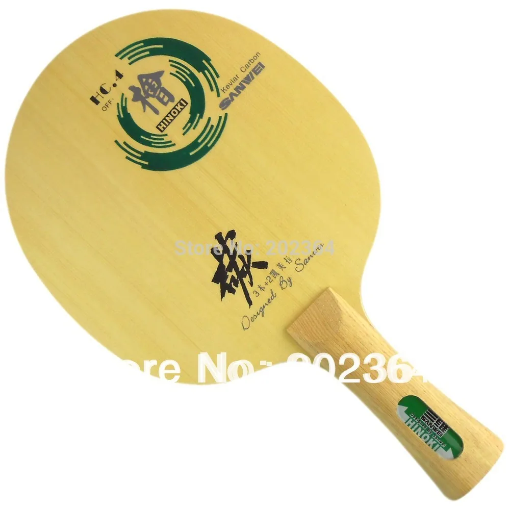 Sanwei HC.4 (HC 4 HC HC4) HINOKI Kevlar Carbon OFF + лезвие для настольного тенниса ракетки пинг