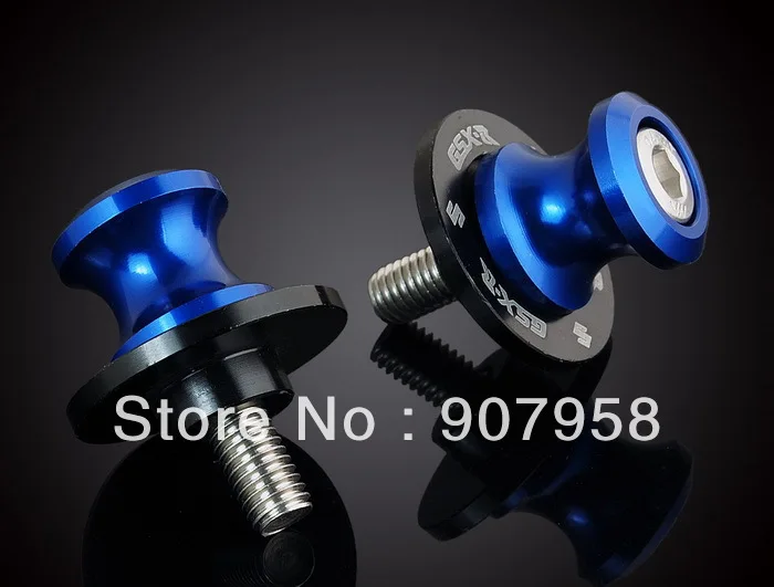 Sport Motorcycle Swingarm Sliders Spools 8MM Fit For Suzu Ki Year all Blue | Автомобили и мотоциклы