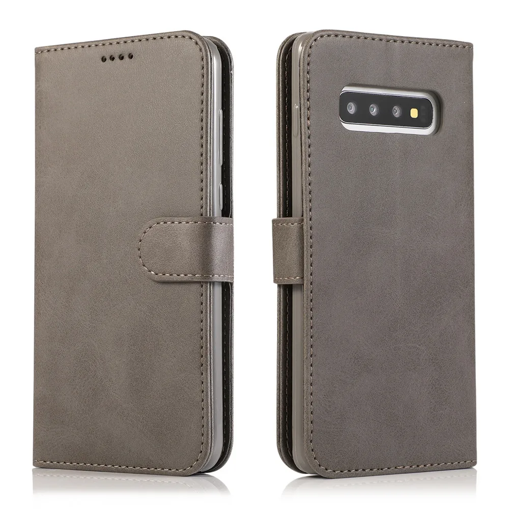 Кожаный чехол для samsung Galaxy Note 9, 10 лет, S10 S9 S8 плюс A10 A20 E A40 A30 A50 S A70 A80 A90 A50S A51 A71 A7-бумажник с откидной крышкой