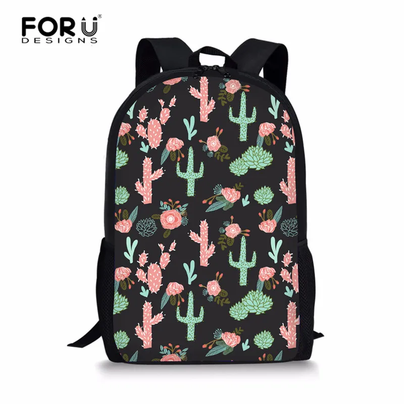 L5135C FORUDESIGNS/рюкзаки С КАКТУСОМ; школьные детские сумки для девочек; детская сумка для начальной школы; школьные сумки; женский рюкзак; Sac Ecolier - Цвет: L5135C