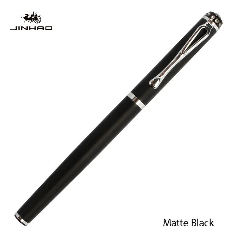 jinhao 301 shahei Jinhao 301 авторучка 0,38 мм чернильные ручки для письма для девочек металлические Роскошные Металлические stylo plume каллиграфия ручка caneta caligraphy - Цвет: jinhao 301 shahei