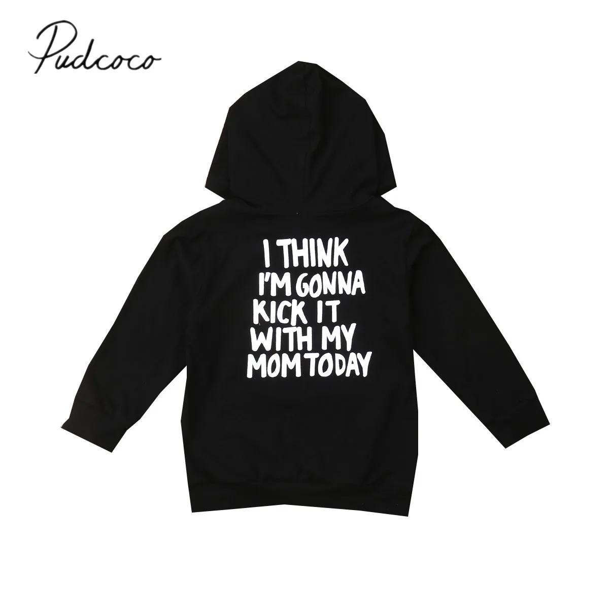 Толстовка с капюшоном для маленьких девочек и мальчиков на весну осень топы