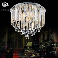 wholesale round european luxury bedroom led chandeliers lamp crystal lamp living room restaurant idr 0079