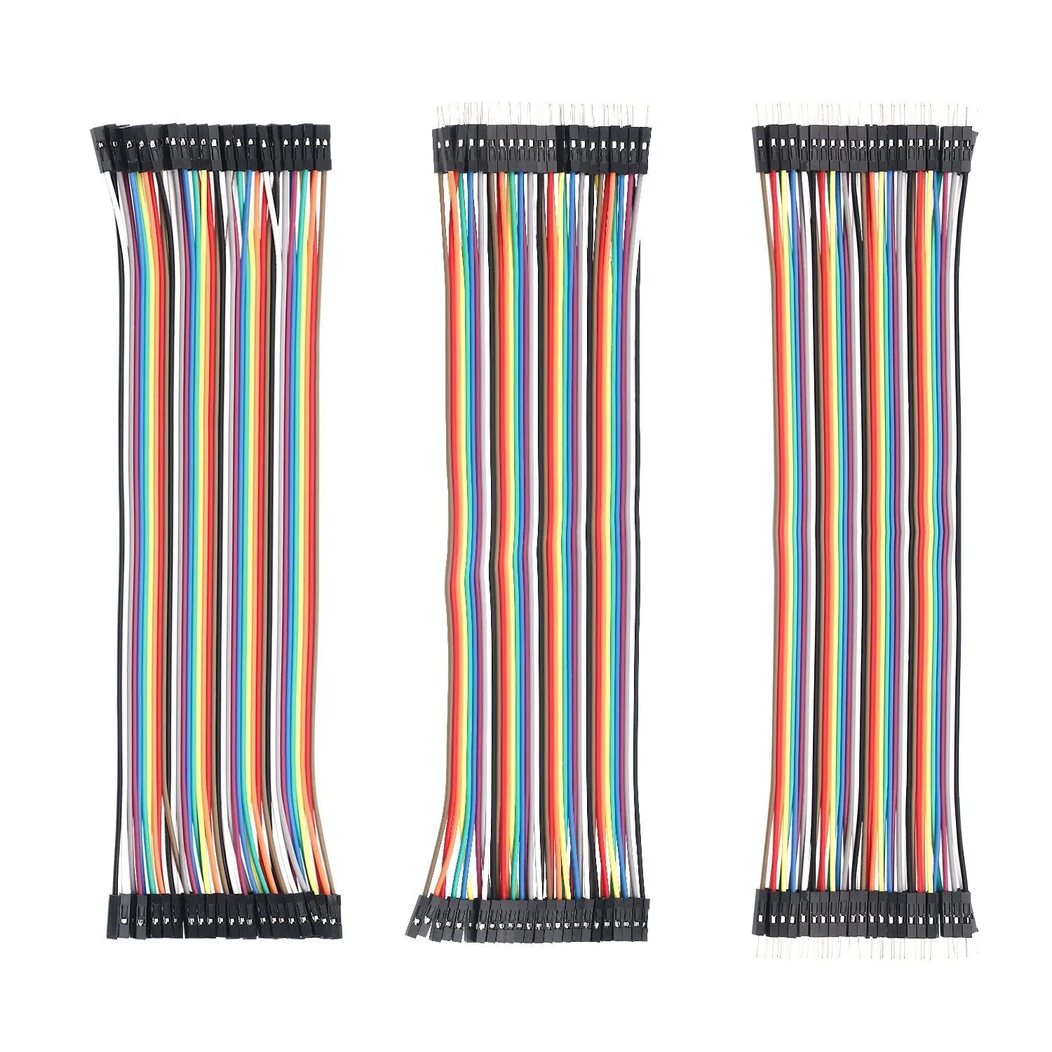 Кабель dupont 120 шт. 20 см от 40pin M до F + для макетной платы arduino diy Ленточные кабели