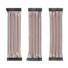 Кабель dupont 120 шт. 20 см от 40pin M до F + от 40pin M до + от 40pin F до F для макетной платы arduino, diy Ленточные кабели робота Ki