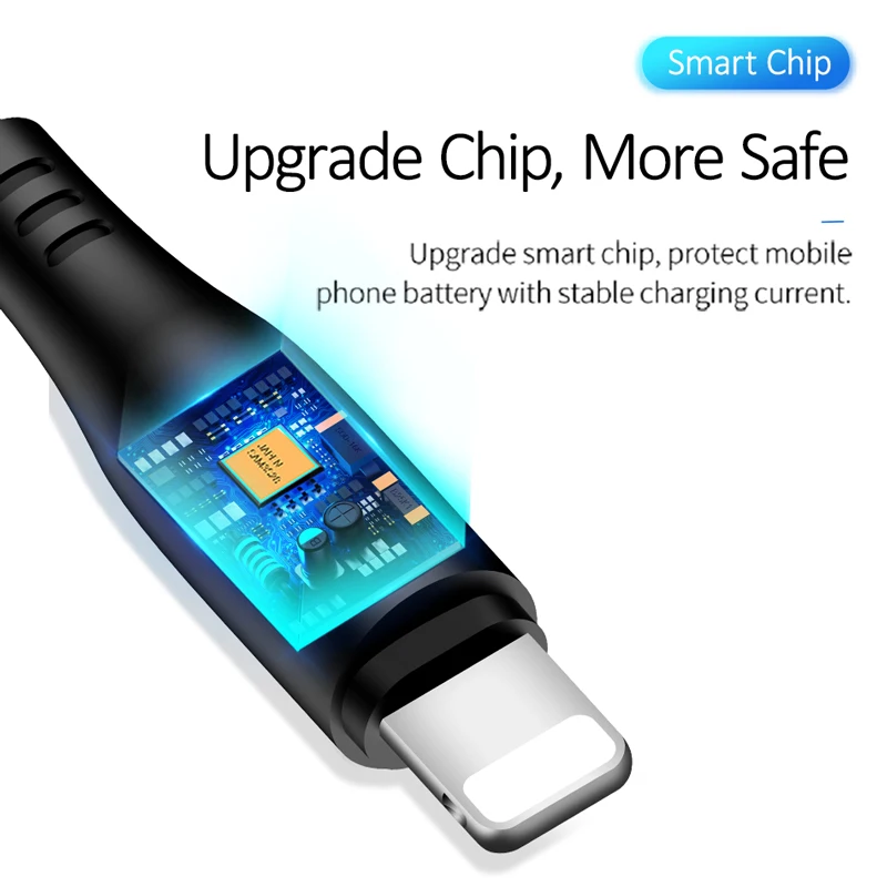 USASM Usb кабель для iphone 8 7 6 Plus 6s 5 s Plus iPad mini Быстрая зарядка Usb кабель для мобильного телефона Xs Max Xr X Зарядное устройство