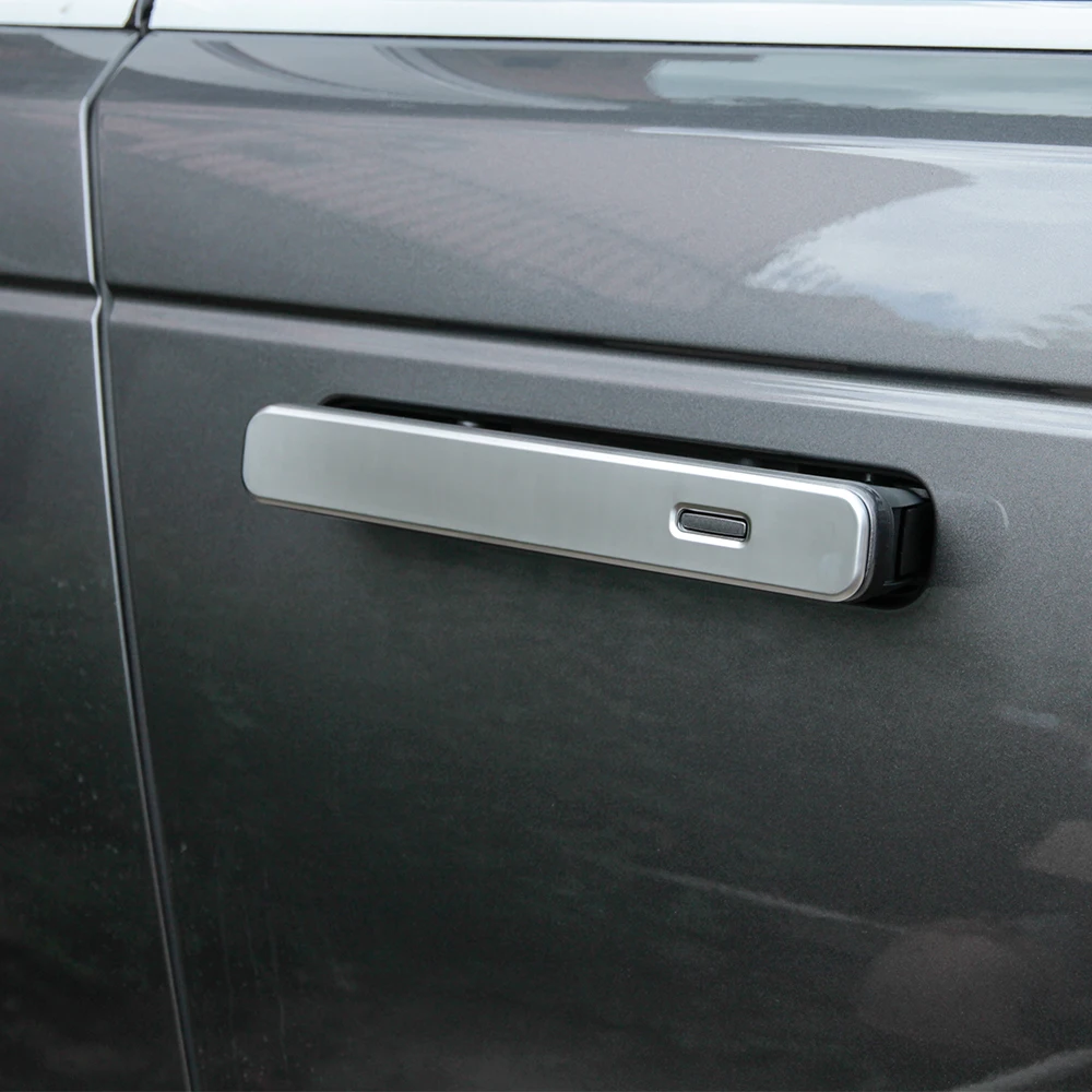 4 шт. ABS матовые серебряные наружные дверные ручки для Land Rover Range VELAR 2017