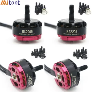 1  2  4 шт. Mitoot RS2205 2300 кв 210 кв бесщеточный двигатель CW CCW для Rc QAV200 250 220 FPV Quad Racing QAV R180 260