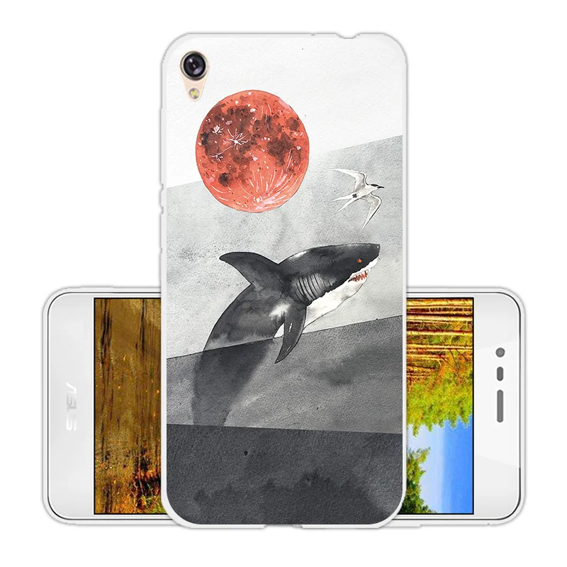 for Asus Zenfone live ZB501KL Luxury Soft Silicone Landscape Cover Cases Live Coque zb510 Funda |
