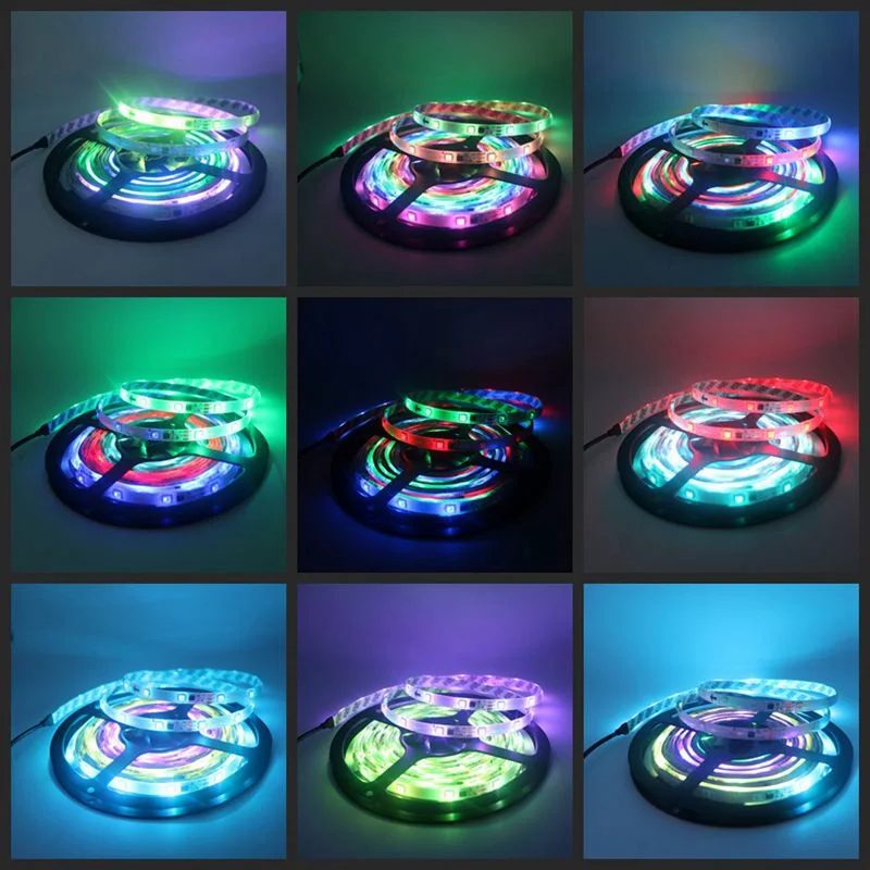 Гибкая лента WS2811 12 в 30 светодиодов/м 5050 SMD RGB Dream Magic Auto Change Color | Лампы и освещение
