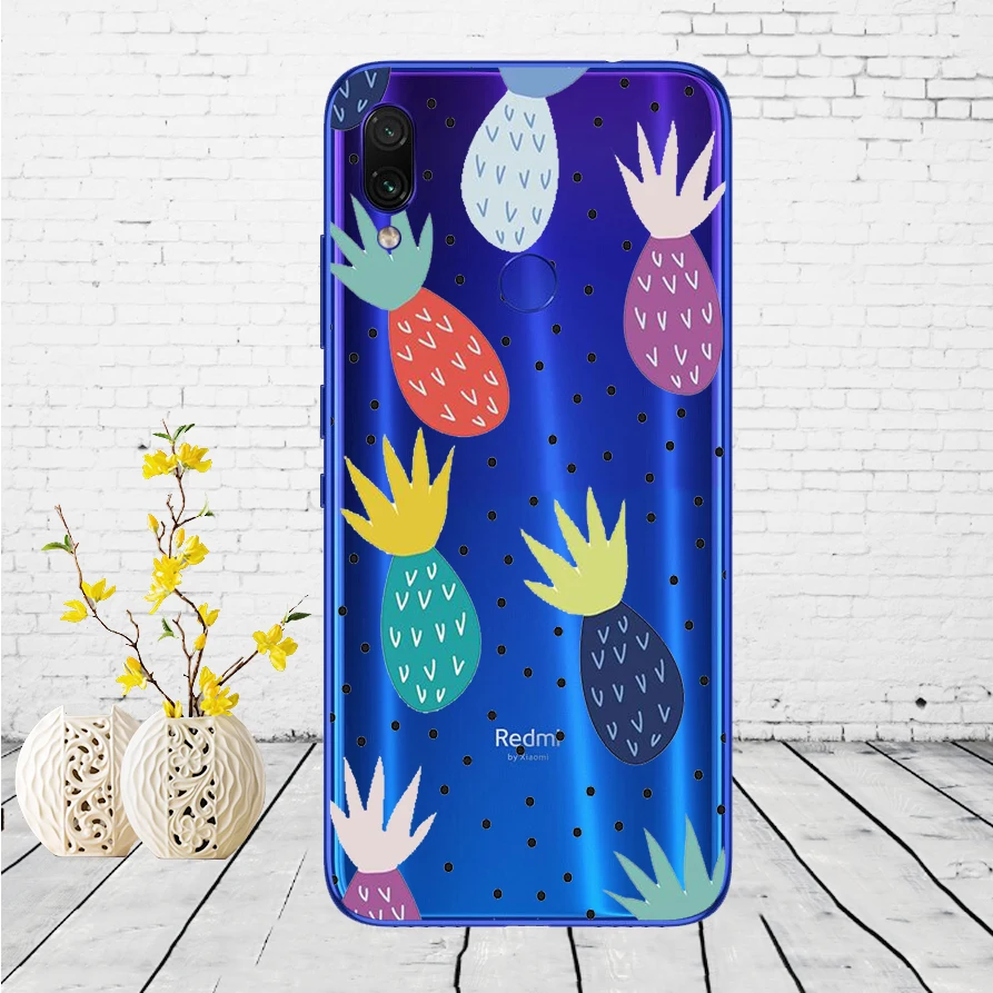 24 02SX чехол для Xiaomi Redmi Note 7, силиконовый чехол для Xiaomi Redmi Note 7, задняя крышка, чехол для Redmi Note 7, чехол для телефона - Цвет: 24