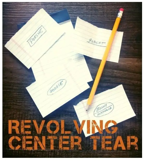Revolving Center Tear By Scott Alexander - Magic tricks | Игрушки и хобби