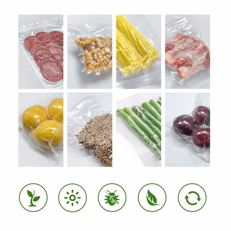 1 рулон 25*500 см вакуумные пакеты для хранения пищи Быстрая доставка вакуумный