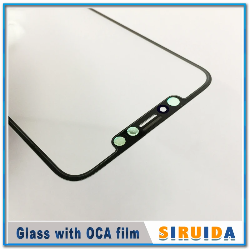 1 шт. 2в1 ЖК передняя стеклянная внешняя с OCA пленка для iPhone Ten X/XR/XS/XS-MAX сенсорный экран сломанная линза Замена Ремонт