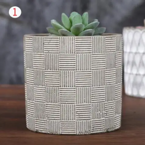 Vaso de Cimento Molde de Sílica Molde de Silicone Tanque de Concreto Vaso de Flores Molde de Concreto Plantas Suculentas Faça Você Mesmo Molde Carnudas Planta 3d Gel