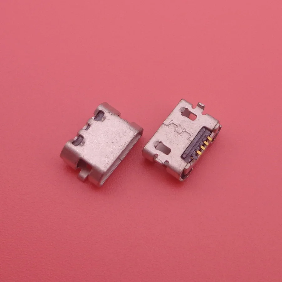 

50pcs/lot Micro mini usb jack socket connector charging port Power Joystick Power for PS4 Wireless Controller