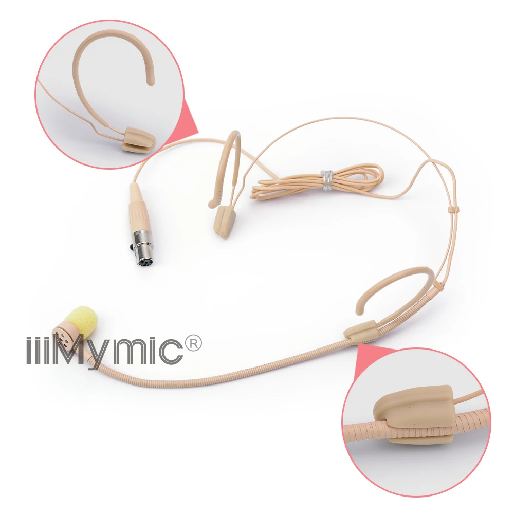 Iiimmic H 81S6 4 Concert Pro конденсаторная гарнитура микрофон для Shure беспроводной корпус