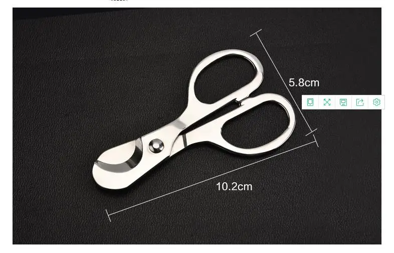 High quality Portable Silver Stainless Steel Cigar Cutter Scissors for all size | Дом и сад