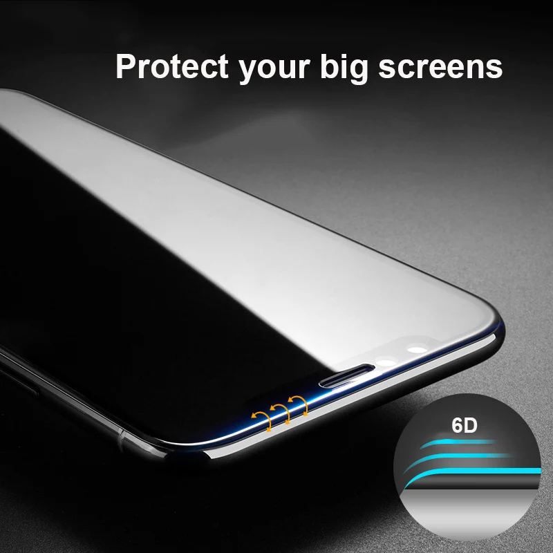 Suntaiho 6D закаленное стекло для iphone 11 Pro Max Защита экрана Xs XR полное Защитное |