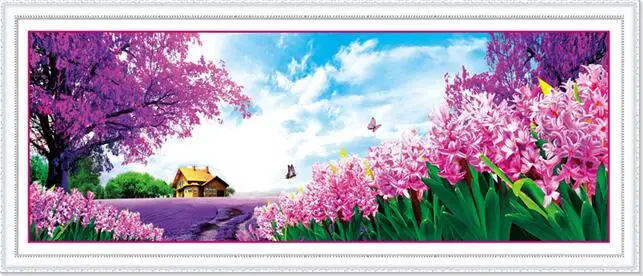 Новый! AB Цвет Алмаз алмазная вышивка Flowerl лаванда 5D живопись 5d diy крестом Алмазная