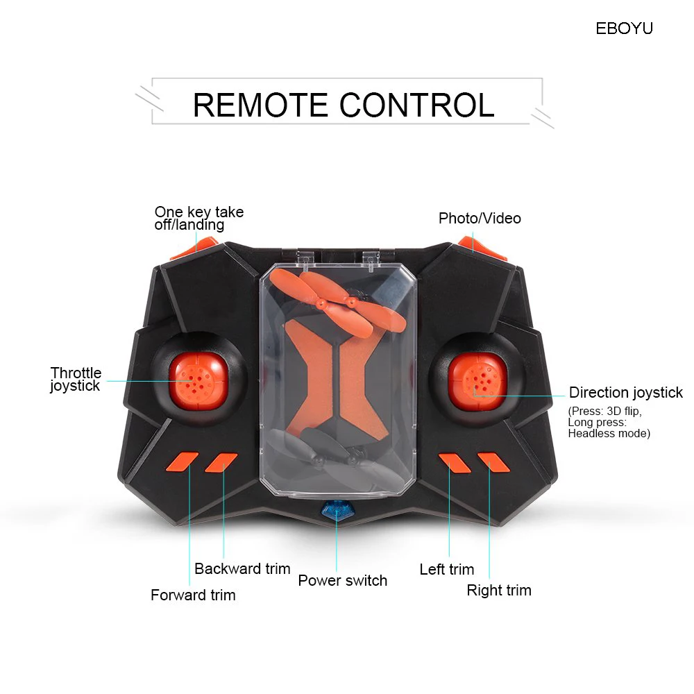 Квадрокоптер Attop складной 2 4G 0 3 МП Wi Fi FPV|remote control aircraft|rc helicopterhelicopter rc |