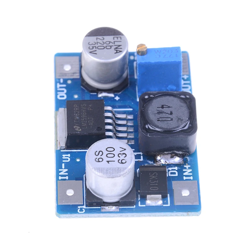 Новый LM2596S DC понижающий модуль питания Buck 3A Регулируемый ультра плата