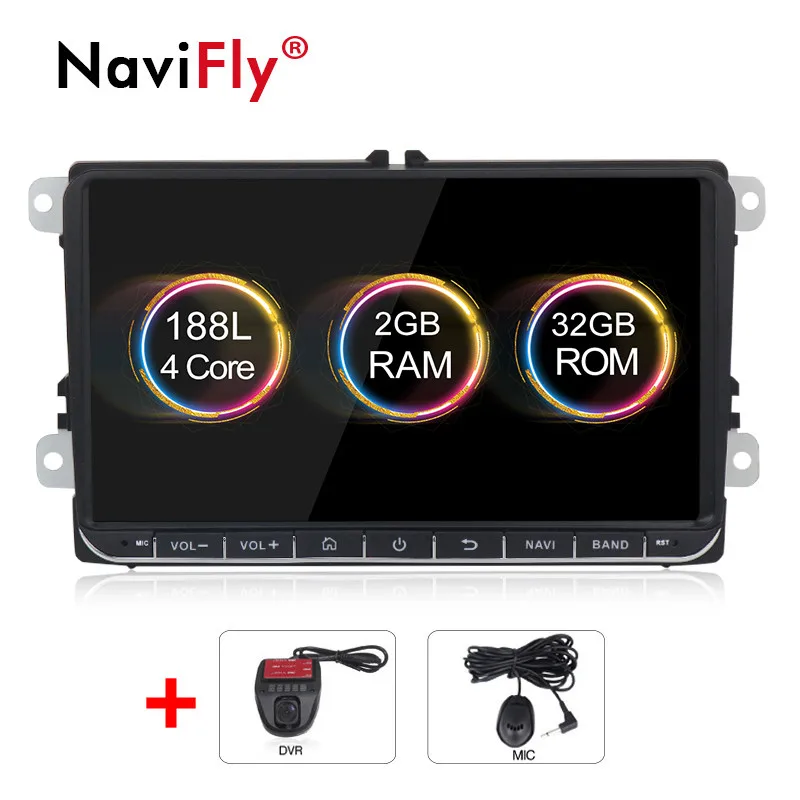 car dvd DVR Новинка! " 2G+ 32G Android 9,1 автомобильный dvd радио gps навигация для VW Volkswagen SKODA GOLF 5 Golf 6 POLO PASSAT B5 B6 JETTA TIGUAN - Цвет: car dvd DVR