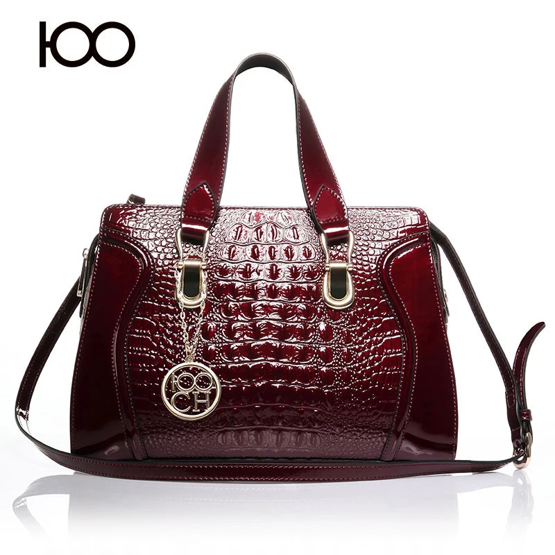 Мода крокодил сумка среднего возраста женская большая кожаная леди|female bag|bag