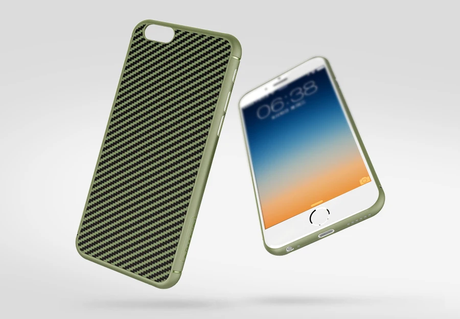 Для iphone 6 (4 7 дюйма) чехол NILLKIN из синтетического волокна задняя крышка Розничная