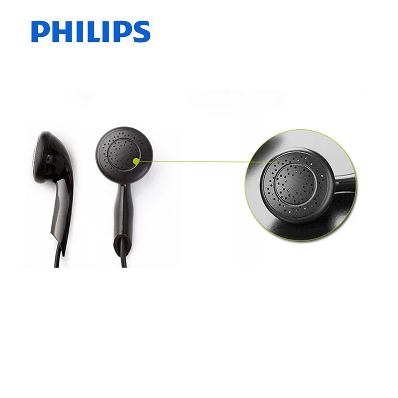 Оригинальные стереонаушники Philips SHE3800 с басами проводная гарнитура 3 5 мм наушники