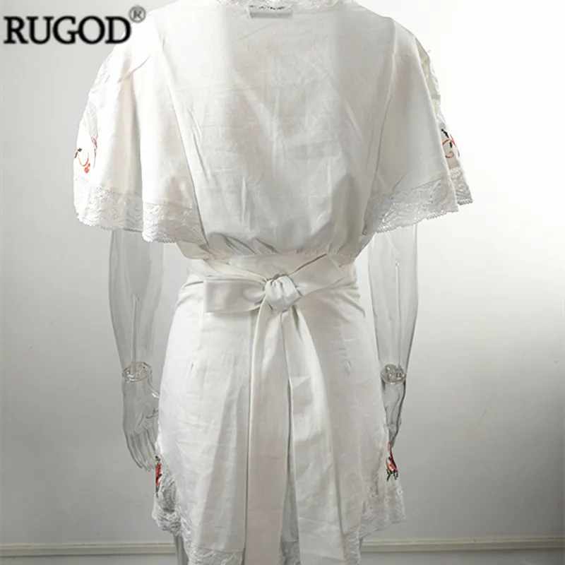 RUGOD комплект из 2 предметов в стиле бохо элегантные кружевные костюмы с цветочной