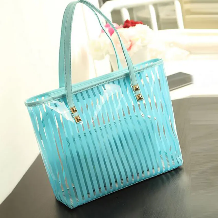 Прозрачная сумка LJT Женская прозрачная летняя 2019|tote brand|casual totehandbags women famous brands |
