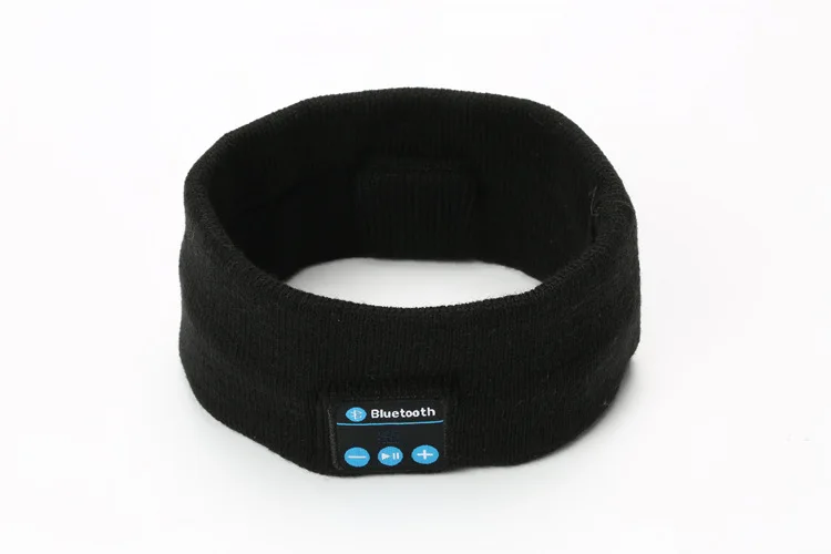 black YEINDBOOSmart носимые наушники, стереомагисмузыка, повязка на голову, Спортивная Bluetooth беспроводная гарнитура с микрофоном, ответ на вызов для смартфона - Цвет: black