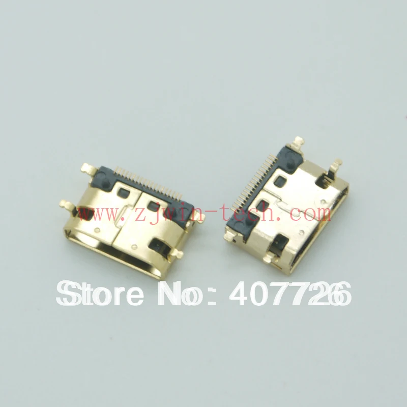 

Бесплатная доставка 50 шт./лот Высокое качество USB MINI HDMI SMT гнездовой разъем 19pin goldenfor ноутбук ТВ дисплей порт