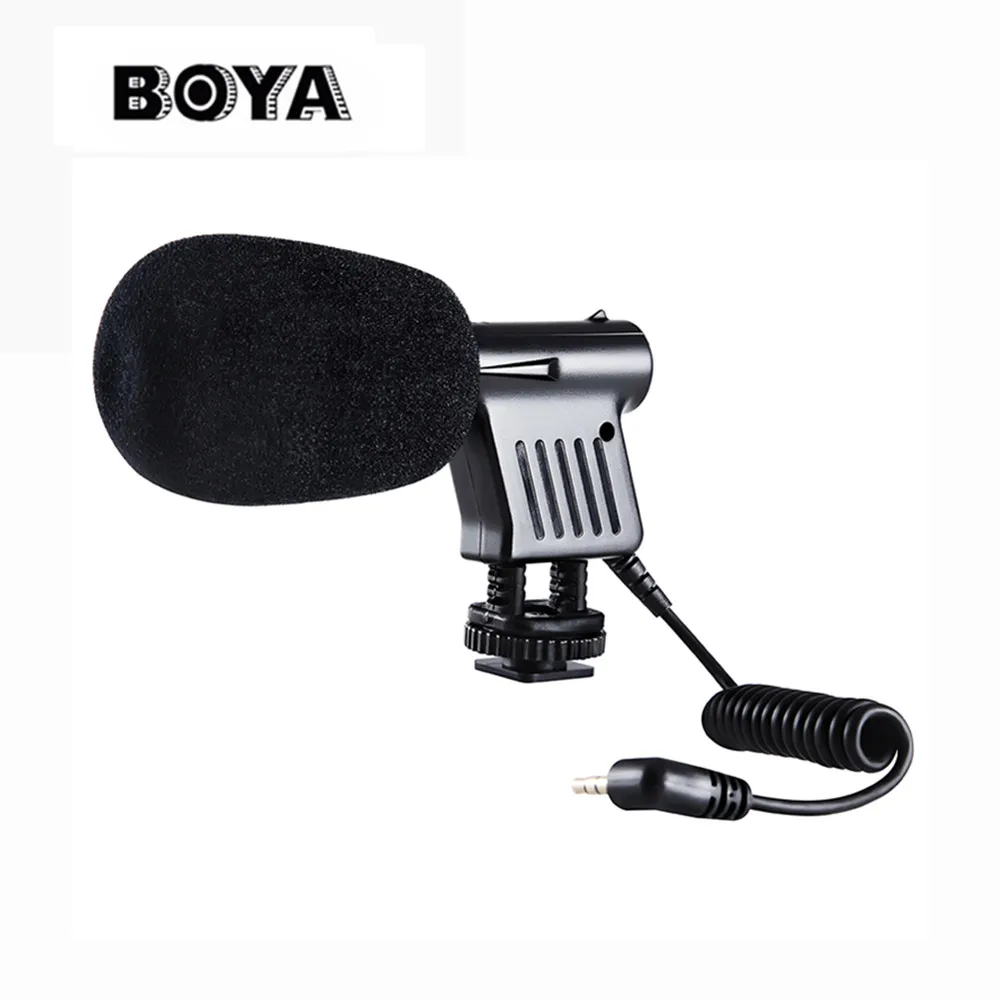 BOYA BY VM01 3 5 мм видео вещания направленный конденсаторный микрофон для Nikon Canon sony