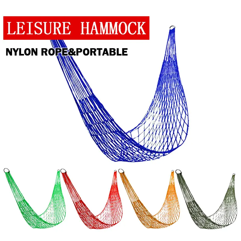 Портативный садовый нейлоновый гамак качели сетка для сна путешествий кемпинга