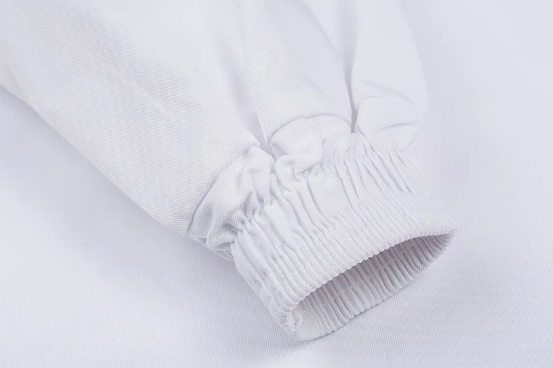 Белый пищевой сервис с длинными рукавами пищевые продажи обработка растений