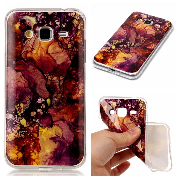 ARYIKUM For Samsung Galaxy J3 2016 Case J310 J320 J320F Clear Soft TPU Silicone Marble Cover Coque |