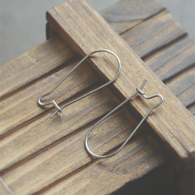 Серьги с застежкой Настоящее серебро 925 пробы серьги-крючки аксессуары