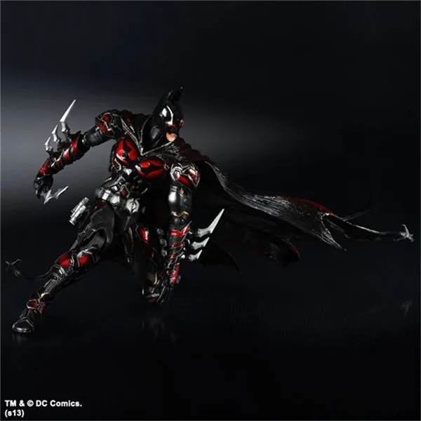 2018 PLAY ARTS 27 см Бэтмен Аркхем рыцарь специальная красная версия фигурка модель